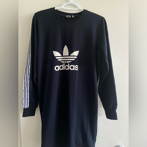 Adidas Long Sleeve Dress - Medium, Cotton, Pre-Loved - Picture 2 of 4